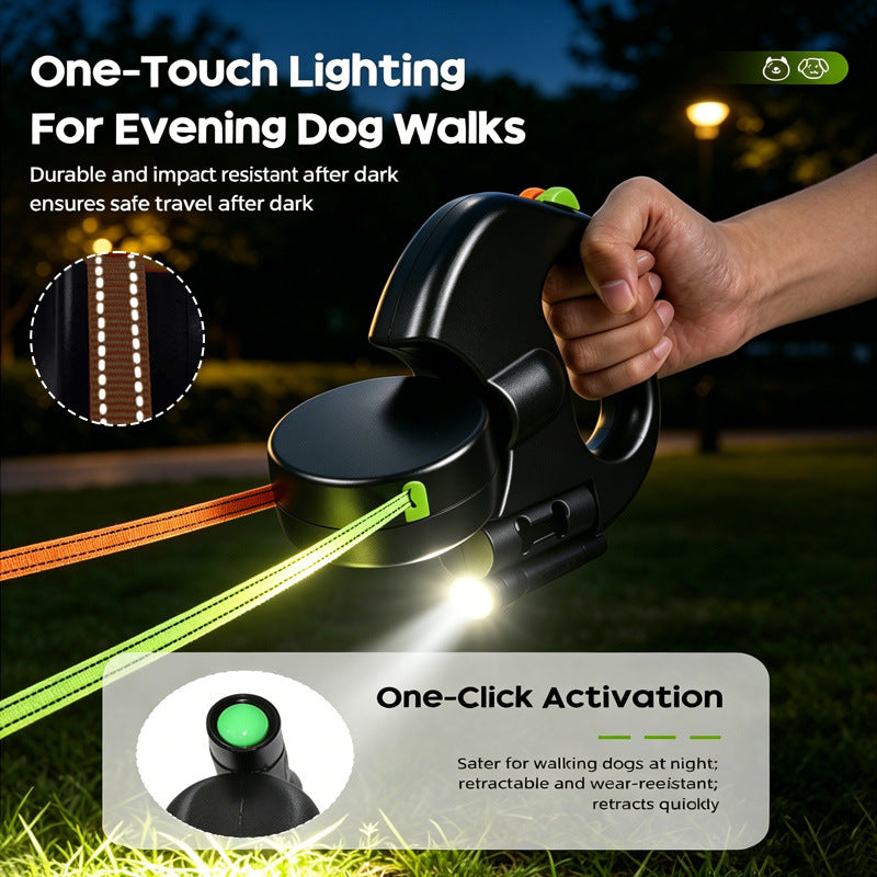 Retractable Dual Dog Leash