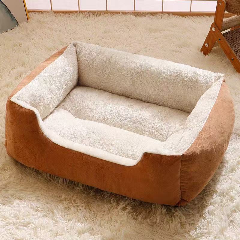 Minimalist Plush Pet Bed