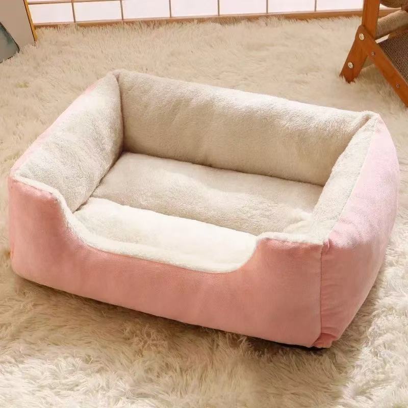 Minimalist Plush Pet Bed