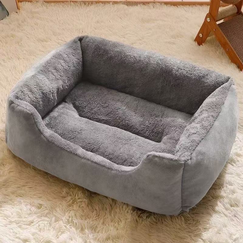 Minimalist Plush Pet Bed